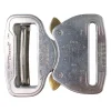 Aluminiumschnalle, 4 cm, patentierte Hochsicherheitsschnalle, Belastbarkeit 900 kg
