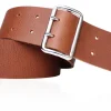 Arbeitsgürtel, Ledergürtel 5 cm, Vollleder, Stahlschnalle, heavy duty