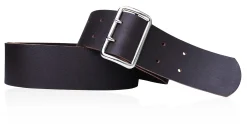 Arbeitsgürtel, Ledergürtel 5 cm, Vollleder, Stahlschnalle, heavy duty