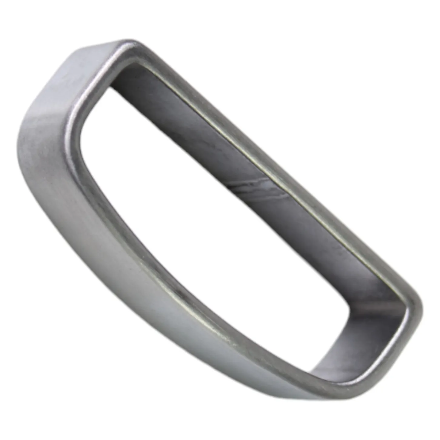 Best Patina® Edelstahlschlaufe, silberfarbig, gebürstet, für 4 cm Riemen