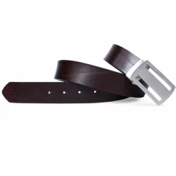 Best Patina® hochwertiger 3,5 cm Herrengürtel, Edelstahlschnalle, pflanzlich gegerbtes Sattlerleder