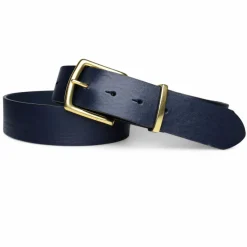 Best Patina® hochwertiger 4 cm Herrengürtel, massive Messingschnalle, pflanzlich gegerbtes Sattlerleder