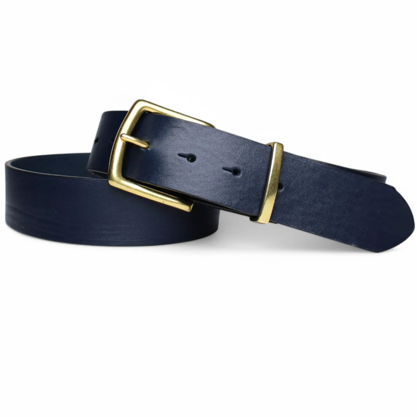 Best Patina® hochwertiger 4 cm Herrengürtel, massive Messingschnalle, pflanzlich gegerbtes Sattlerleder