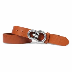 Best&Timeless Damengürtel 4 cm, Gürtelschnalle, Knoten, abstrakt, echt versilbert