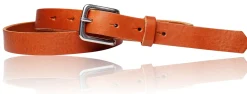 Best&Timeless hochwertiger Damen Ledergürtel 2,5 cm, Edelstahl Gürtelschnalle, vegetabiles Leder