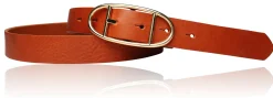 Best&Timeless hochwertiger Damen Ledergürtel 3 cm, goldene Gürtelschnalle, vegetabiles Leder