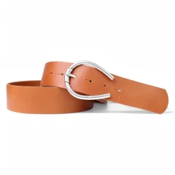 Best&Timeless hochwertiger breiter Damengürtel 4,5 cm, Hufeisen Schnalle