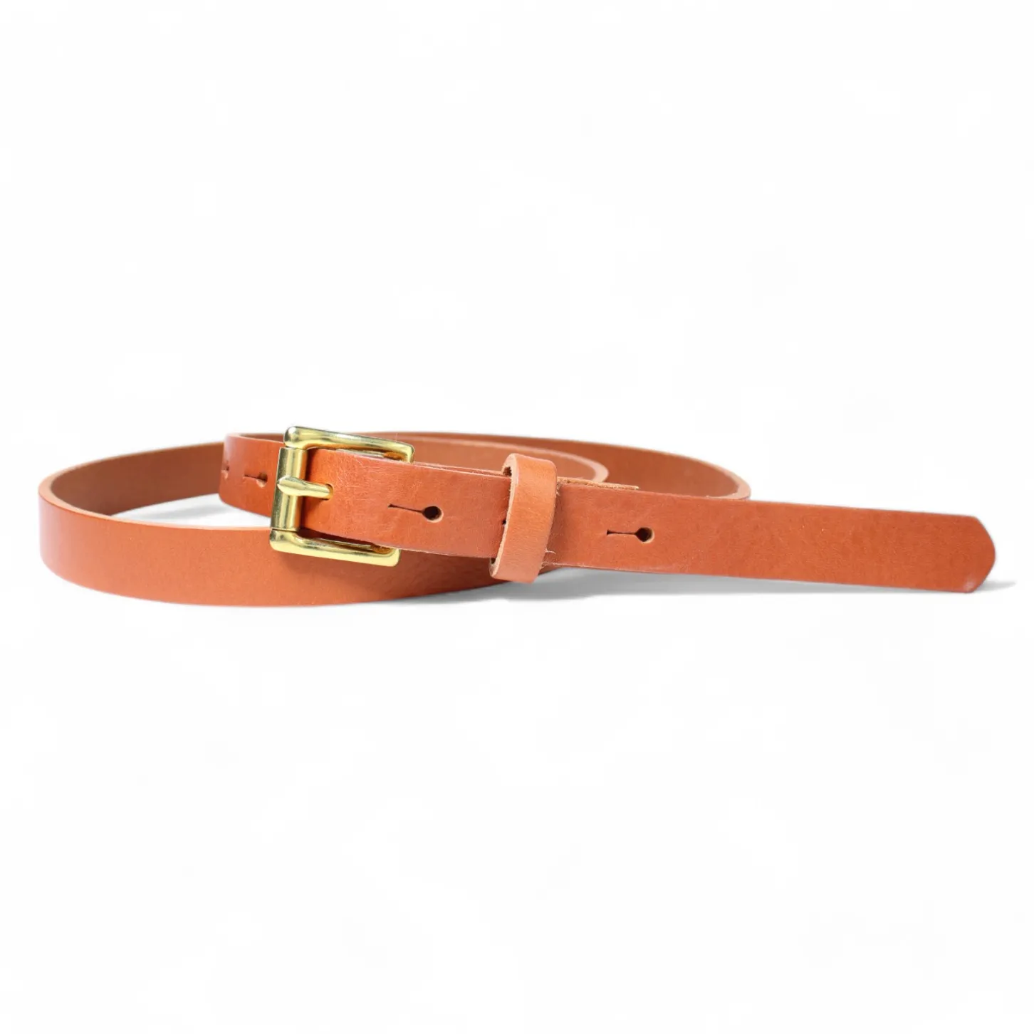 Best&Timeless hochwertiger Damen Ledergürtel 2 cm, Messing Gürtelschnalle, vegetabiles Leder