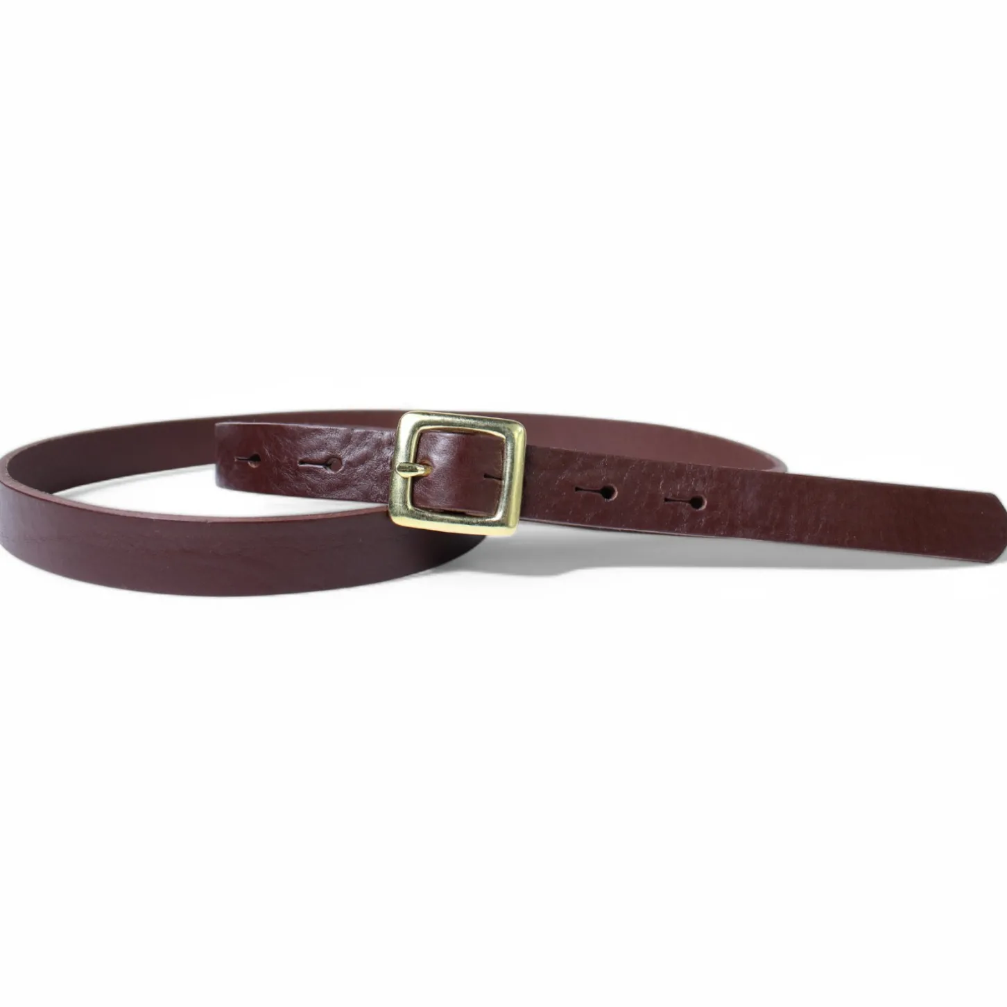 Best&Timeless hochwertiger Damen Ledergürtel 2 cm, Messing Gürtelschnalle, vegetabiles Leder