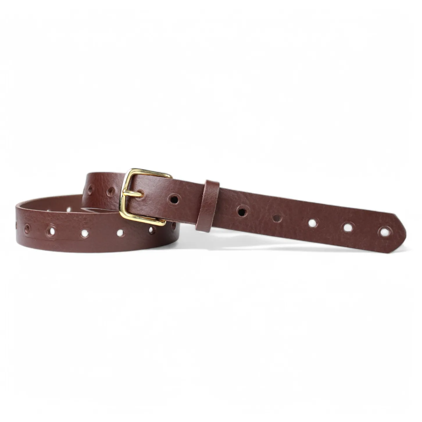 Best&Timeless hochwertiger Gürtel 3 cm, vergoldete Schnalle, durchgelocht