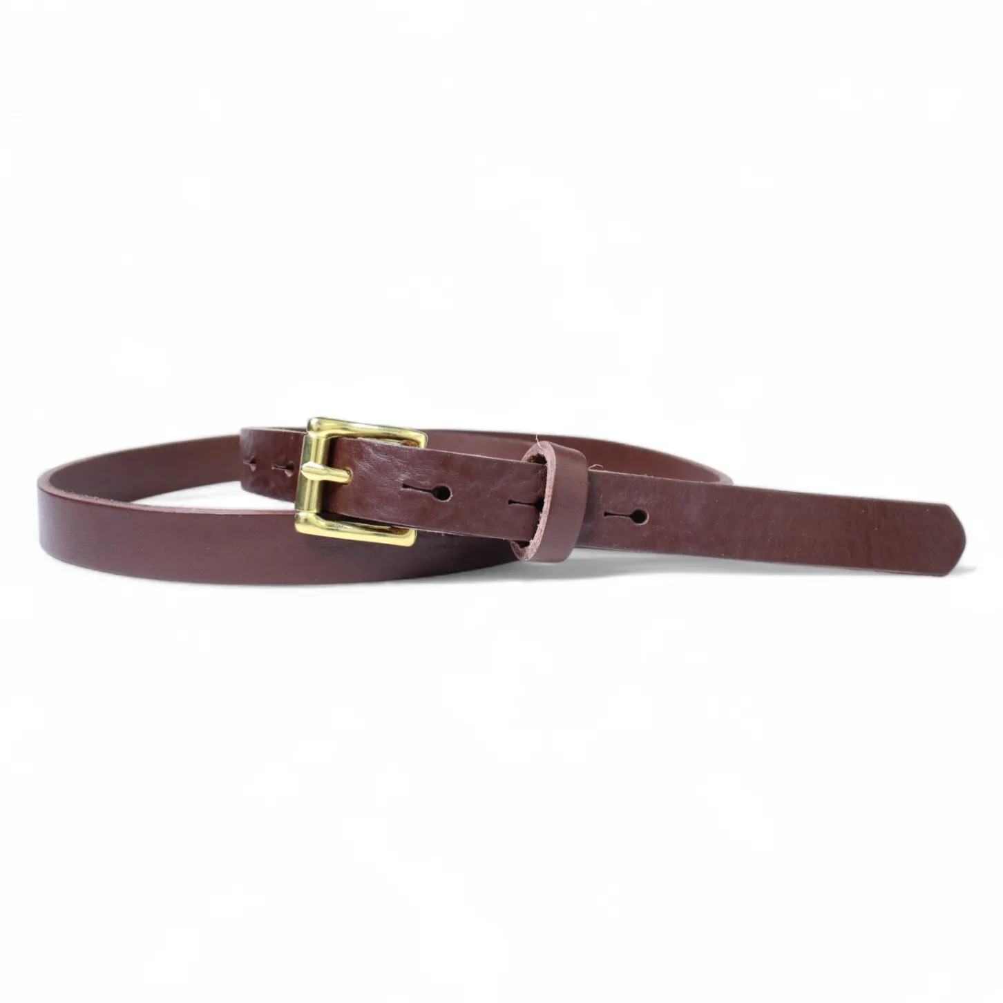 Best&Timeless hochwertiger Damen Ledergürtel 2 cm, Messing Gürtelschnalle, vegetabiles Leder