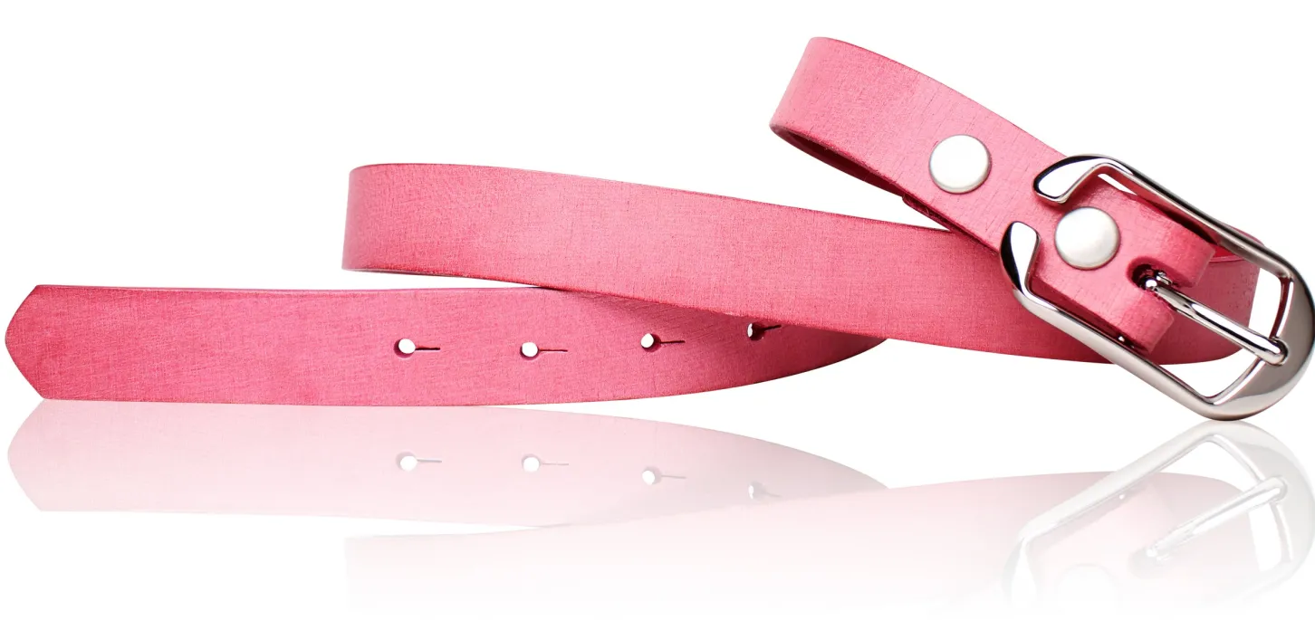 Best&Timeless hochwertiger Damen Ledergürtel 2,5 cm, silberne Gürtelschnalle, vegetabiles Leder