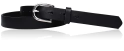Best&Timeless hochwertiger Damen Ledergürtel 2,5 cm, silberne Gürtelschnalle, vegetabiles Leder