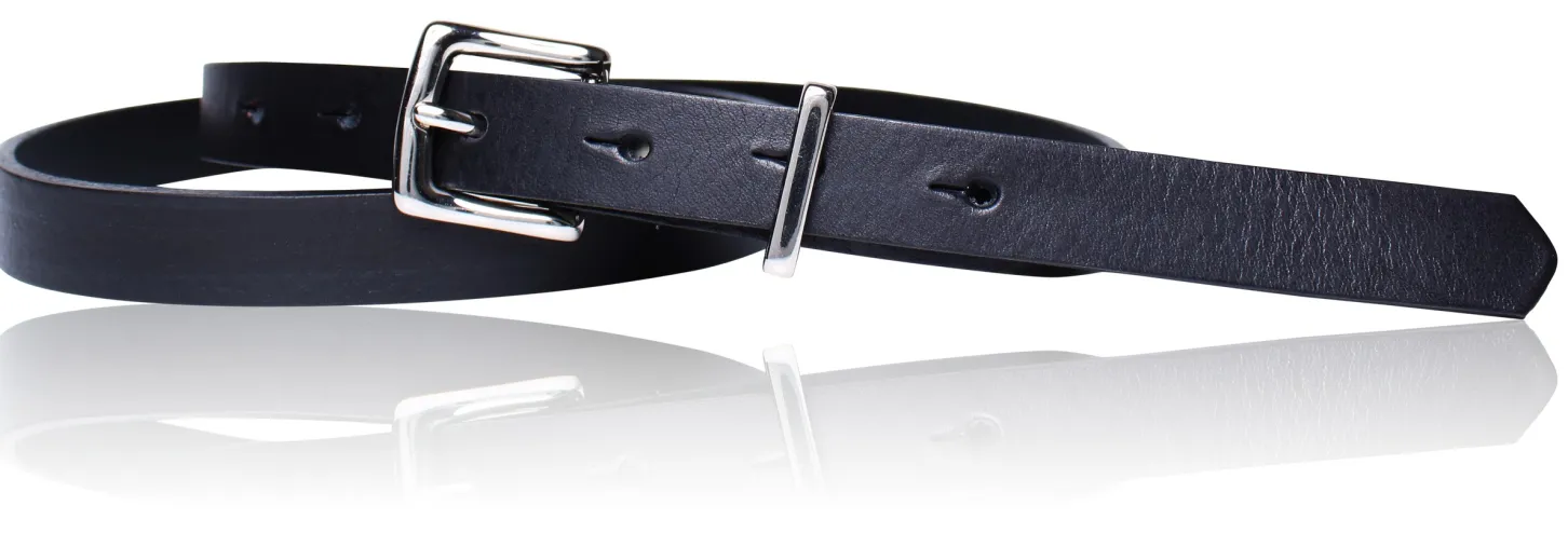Best&Timeless hochwertiger Damen Ledergürtel 2 cm, Messing Gürtelschnalle+Schlaufe, vegetabiles Leder