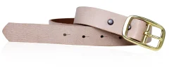 Best&Timeless hochwertiger Damen Ledergürtel 2,5 cm, massiv Messing Gürtelschnalle, vegetabiles Leder
