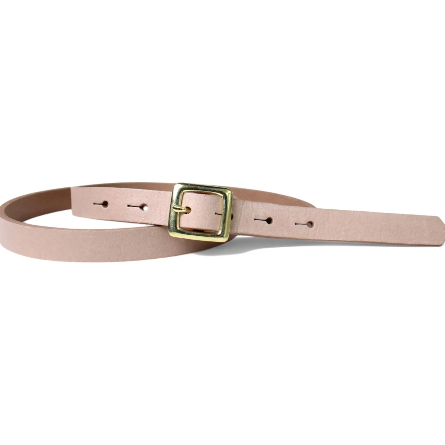 Best&Timeless hochwertiger Damen Ledergürtel 2 cm, Messing Gürtelschnalle, vegetabiles Leder
