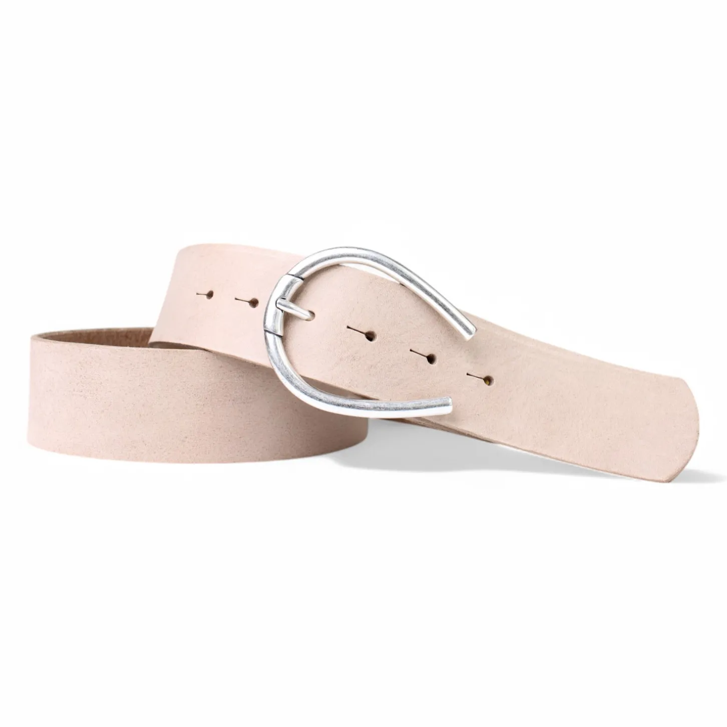 Best&Timeless hochwertiger breiter Damengürtel 4,5 cm, Hufeisen Schnalle