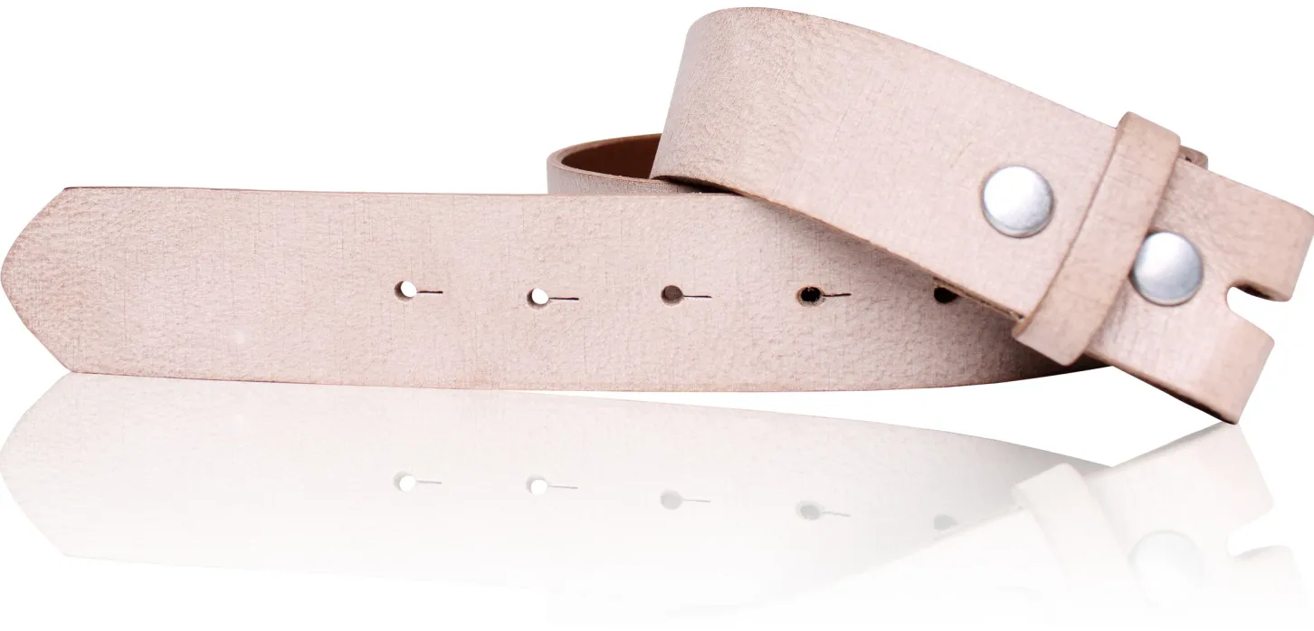 Best&Timeless hochwertiger Wechselgürtel für 4 cm Gürtelschnallen, Damen Ledergürtel, Vollleder