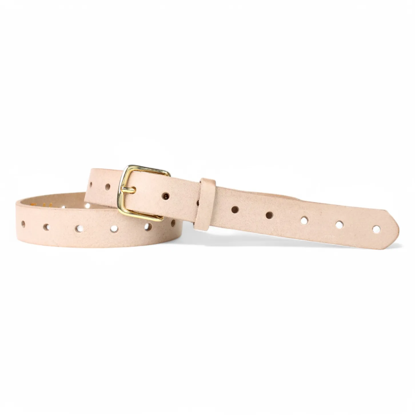 Best&Timeless hochwertiger Gürtel 3 cm, vergoldete Schnalle, durchgelocht