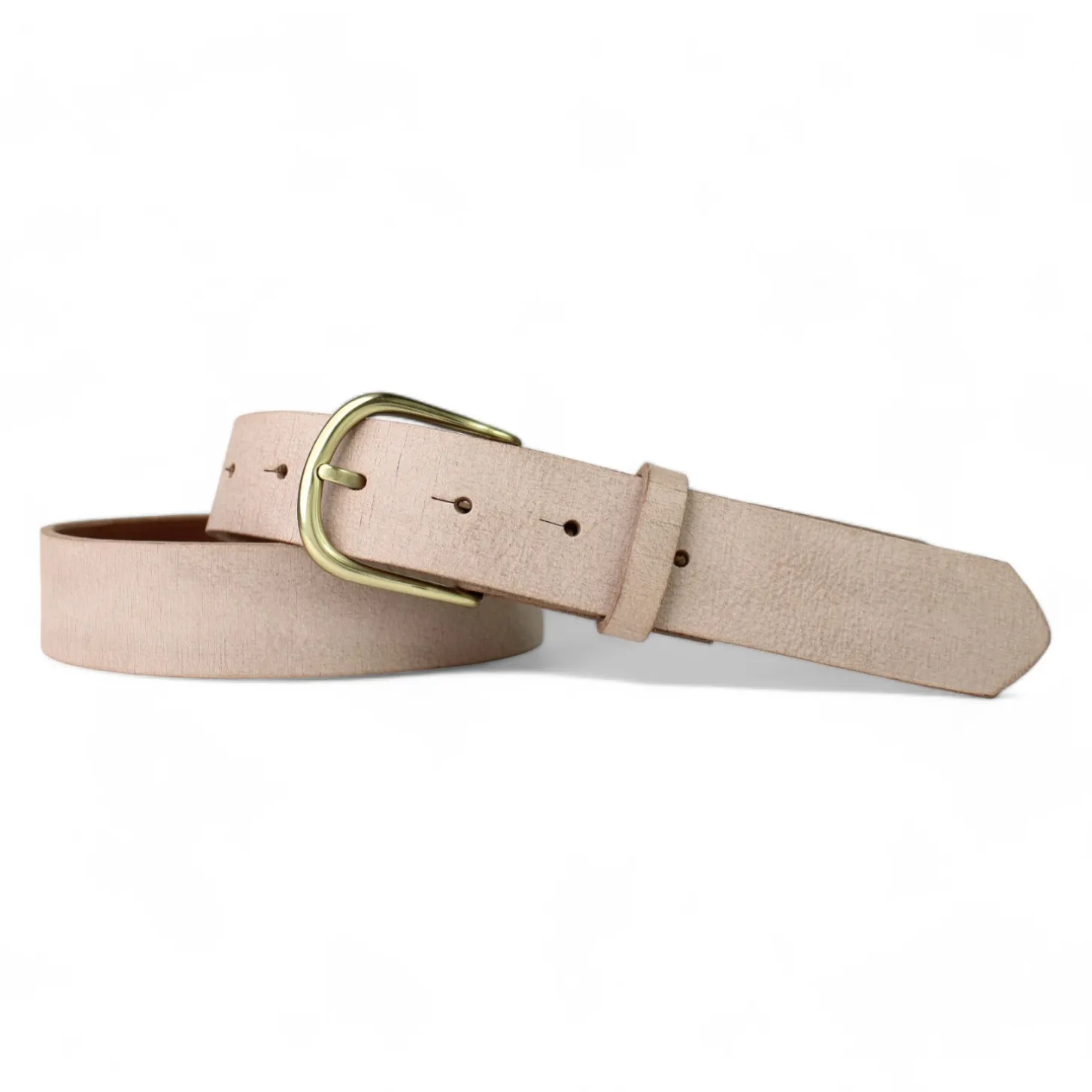 Best&Timeless hochwertiger Damen Ledergürtel 3,5 cm, Messing Gürtelschnalle