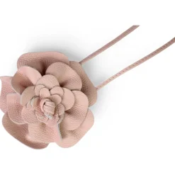BLUME Taillengürtel, Lederblume zum Binden, OneSize, echt Leder, sehr weich