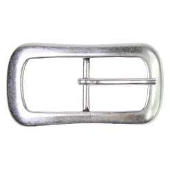 Dornschnalle, klassische rechteckige Form, 2,3 cm Riemen, silber