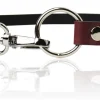 FESTIVAL schmaler Nieten Damen Ledergürtel aus Leder mit Ringverschluss, Nietengürtel