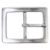 Gürtelschnalle 3 cm silber, Dornschnalle, klassisches Design