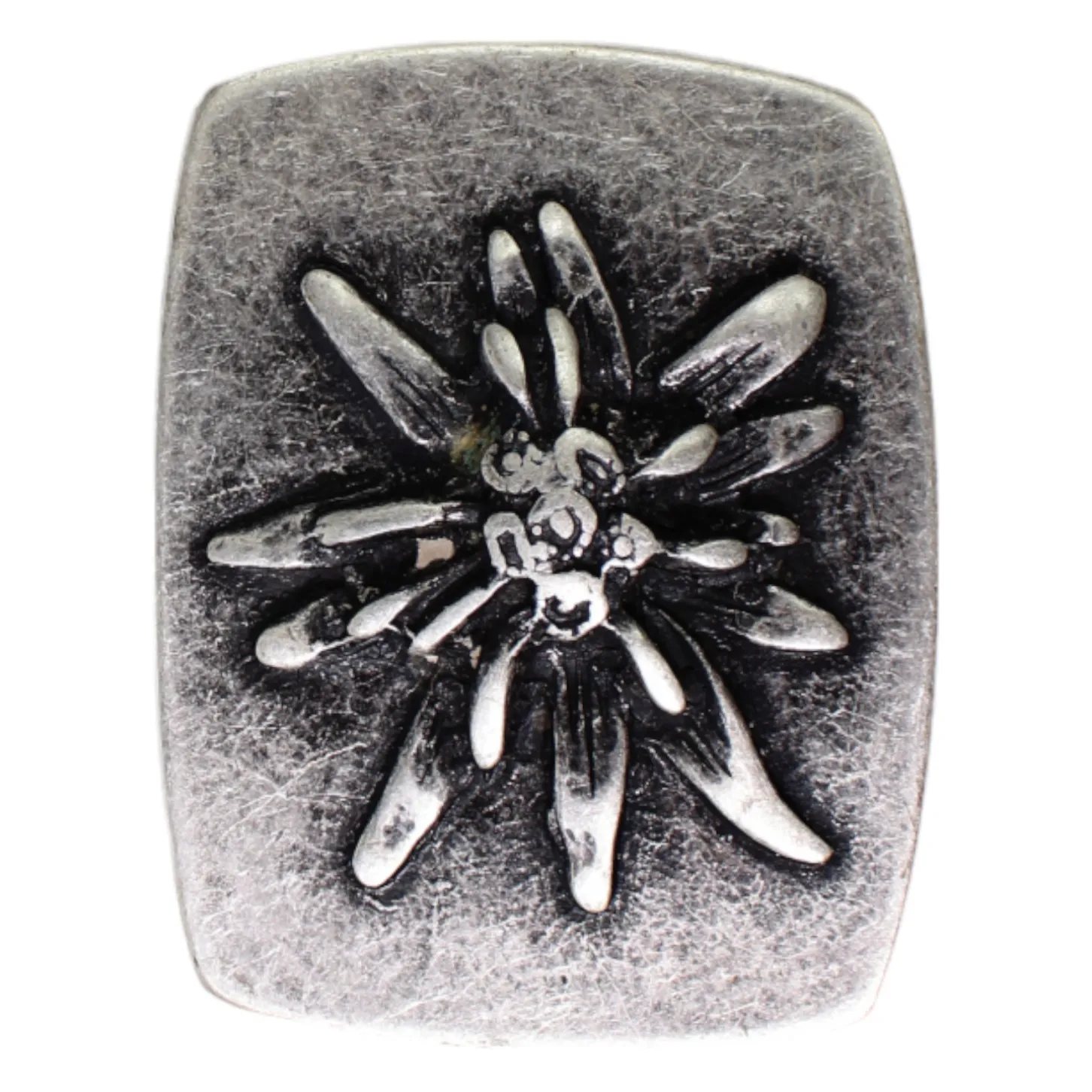Gürtelschnalle altsilber, moderne Trachten Gürtelschnalle für 4 cm Gürtel