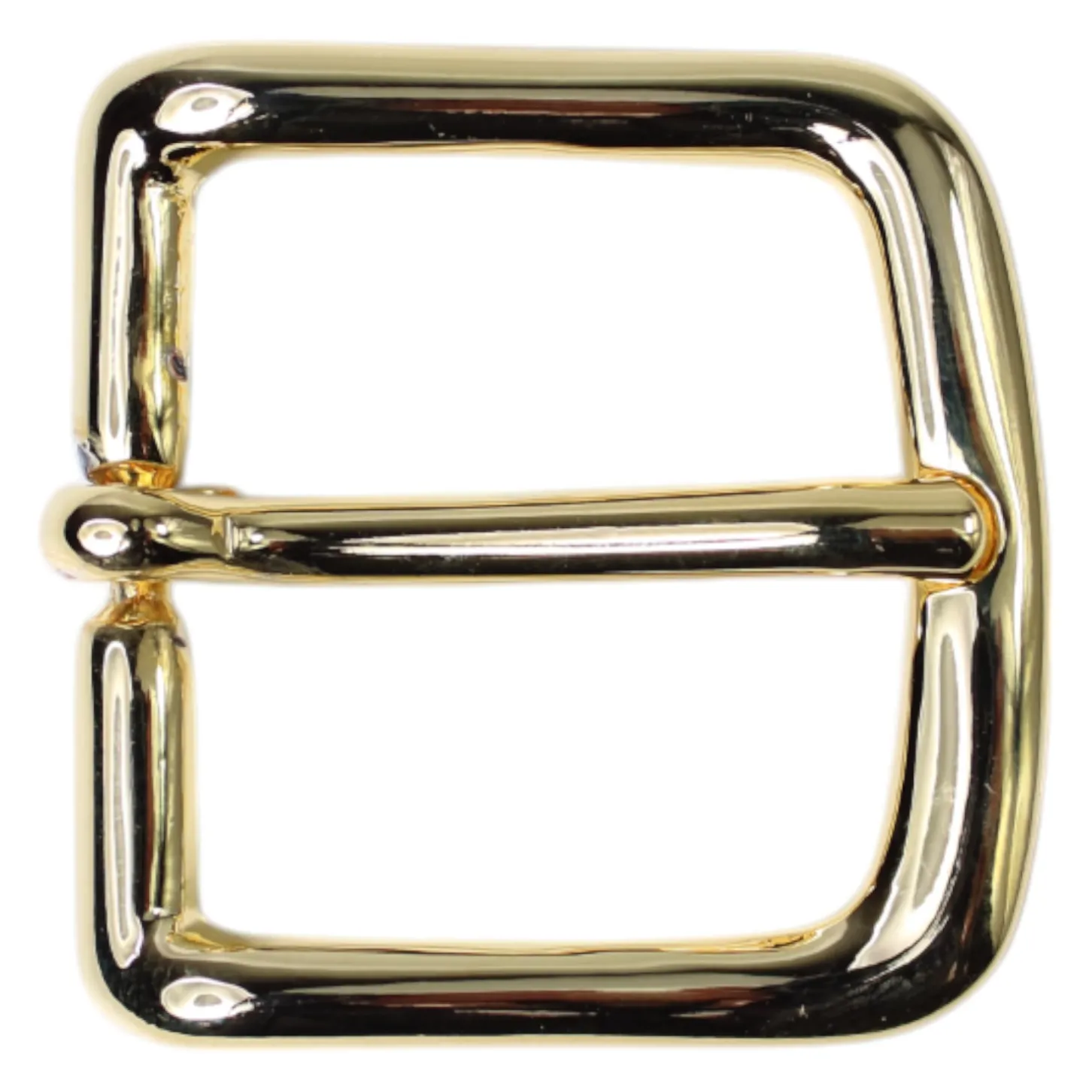 Gürtelschnalle in gold, schlichte Dornschnalle, 3 cm Gürtelriemen