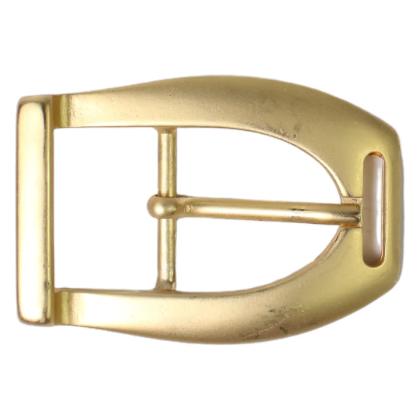 Gürtelschnalle in gold, tolle Form, Steigbügel, 2,5 cm Gürtelriemen