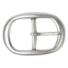Gürtelschnalle klassisch 3 cm silber, Dornschnalle
