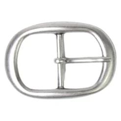 Gürtelschnalle klassisch 3 cm silber, Dornschnalle