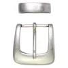 Gürtelschnalle klassisch 3 cm altsilber, Dornschnalle