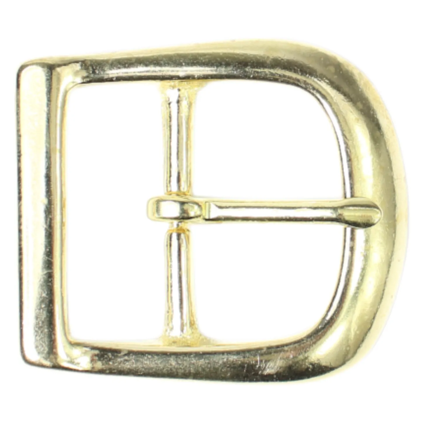 Gürtelschnalle, massiv Messing, zeitlose Gürtelschnalle 3 cm