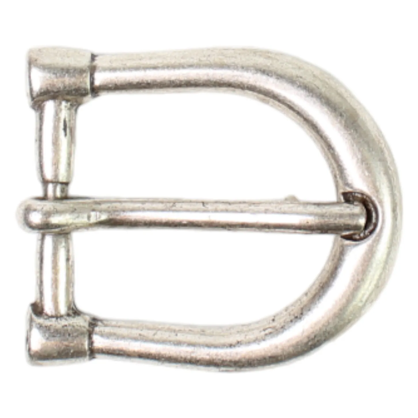 Gürtelschnalle matt silber, Hufeisen Gürtelschnalle 2,3 cm