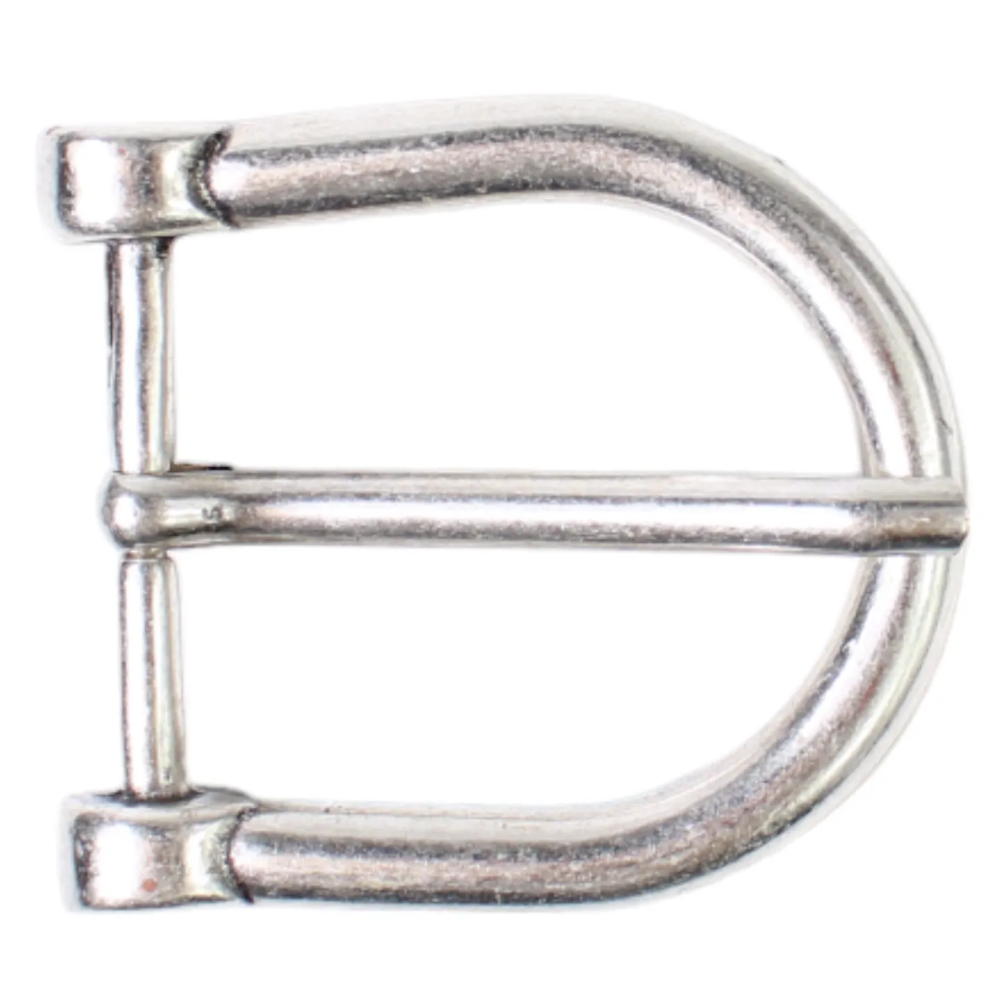 Gürtelschnalle silber, Dornschnalle für 3,5 cm Riemen, Hufeisen