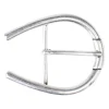 Gürtelschnalle silber, Dornschnalle für 4,5 cm Riemen, Hufeisen