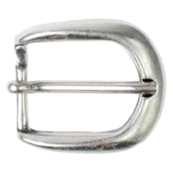 Klassische Gürtelschnalle silber, moderne Dornschnalle, Gürtelschließe 2,5 cm, unisex
