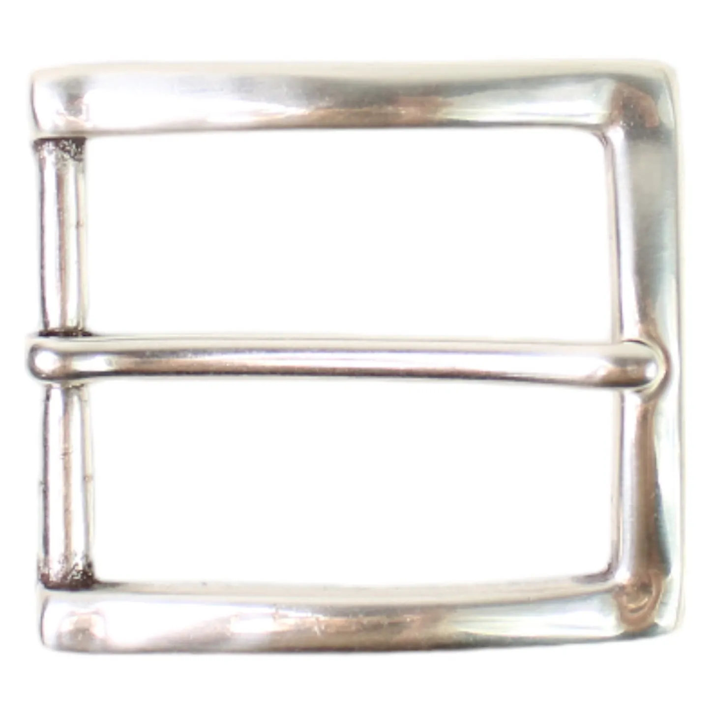 Klassische Gürtelschnalle in silber, Dornschnalle 3,5 cm, Anzugschnalle