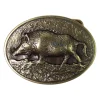 Messing Gürtelschnalle, Trachten Wildschwein Buckle für 4 cm Gürtel