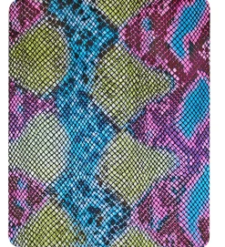 Schlangen Mauspad, 20 cm x 25 cm, abwaschbar, haltbar, Rindsleder