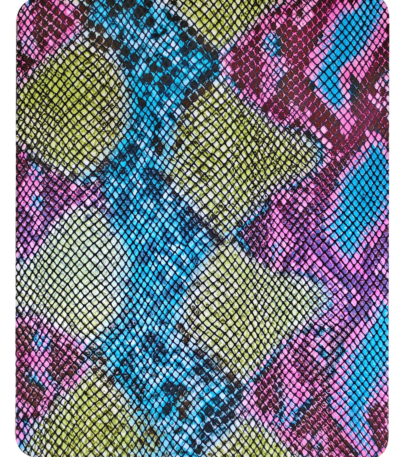Schlangen Mauspad, 20 cm x 25 cm, abwaschbar, haltbar, Rindsleder