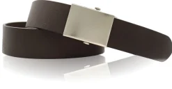 Stabiler Arbeitsgürtel 4 cm, heavy duty Ledergürtel, Stufenlos einstellbar, kürzbar, Büffelleder