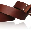 STAHL: every day belt 4 cm aus Büffelleder, Bruchlast 350 kg, Stahlschnalle