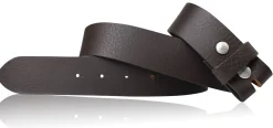 Wechselgürtel 3 cm, Druckknopfgürtel echt Büffellleder