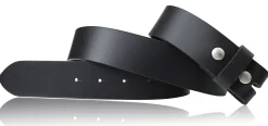 Wechselgürtel 4 cm, Druckknopfgürtel echt Büffellleder