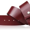 Wechselgürtel 5 cm, Gürtel ohne Gürtelschnalle, Gürtel mit Druckknopf