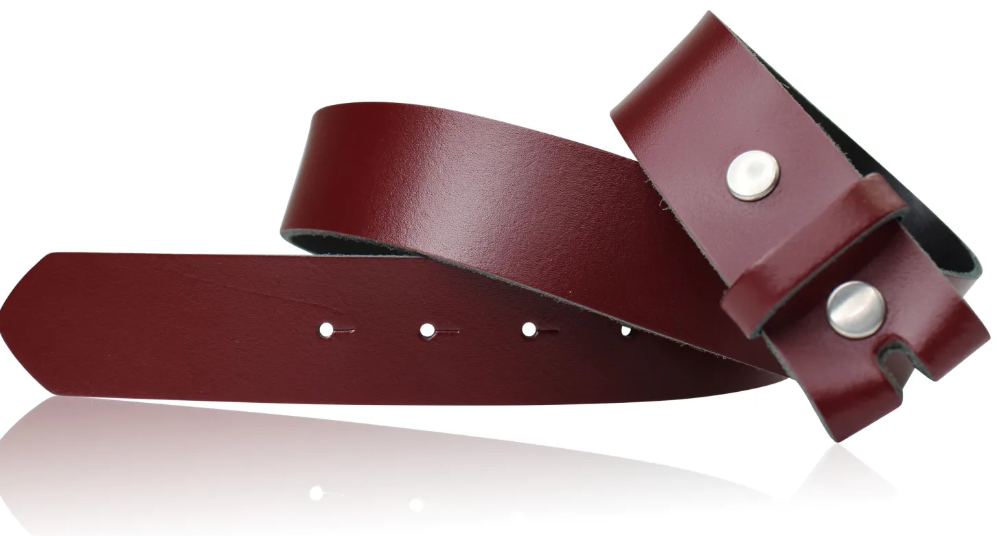 Wechselgürtel 4 cm, Gürtel ohne Gürtelschnalle, Gürtel mit Druckknopf, große Größen erhältlich