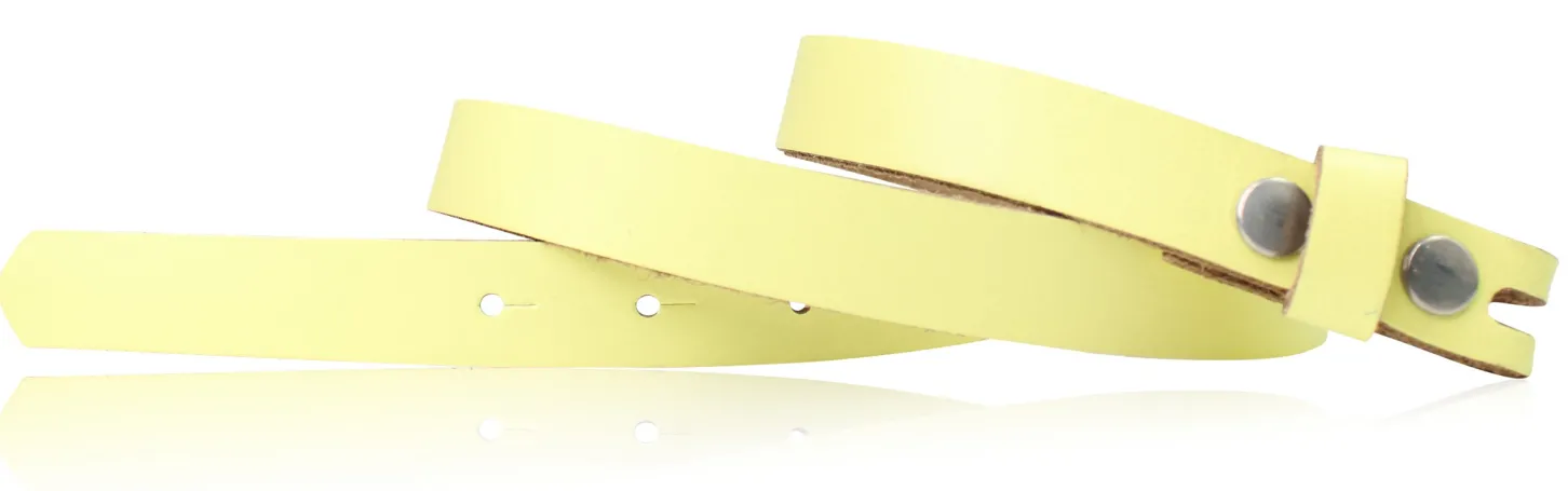 Wechselgürtel 2,5 cm, Gürtel ohne Gürtelschnalle, Gürtel mit Druckknopf